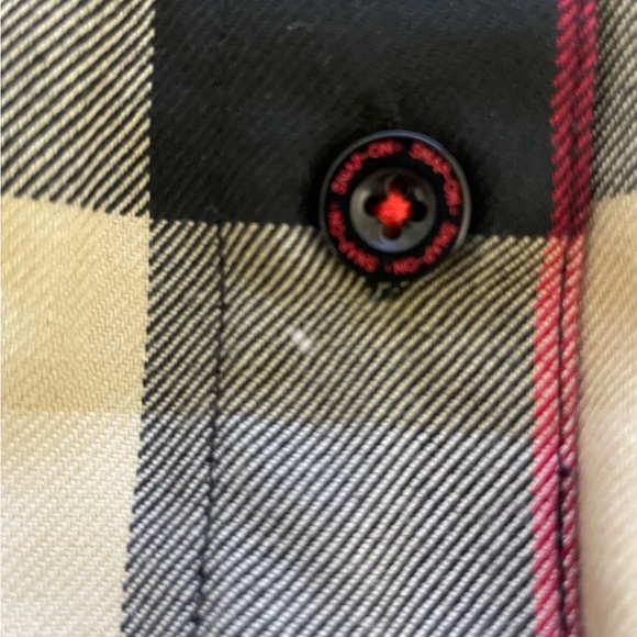 Dixxon Snap On Limited Edition Plaid Flannel Button Up Work Shirt Mens Outdoorsy - Picture 12 of 16